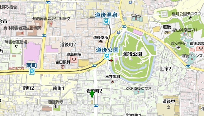 岩崎町周辺の地図