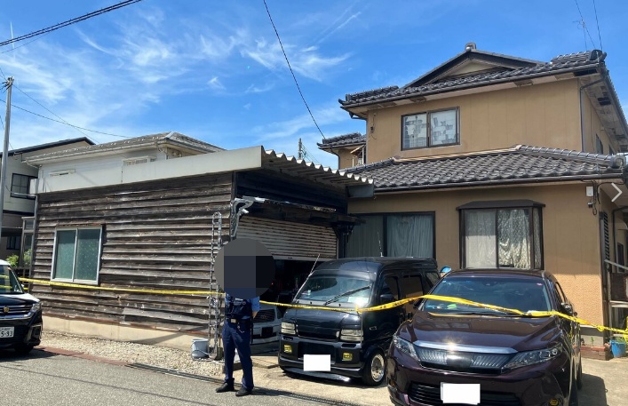 竹松勇作容疑者の自宅